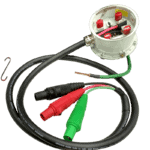 300-amp meter head assembly with RESTORE-LITE® cord set and lever bypass adapter.